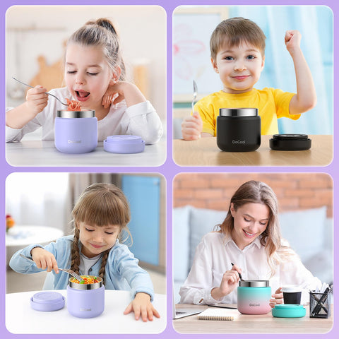 DaCool light-purple color appeals to kids and suits lunch routines