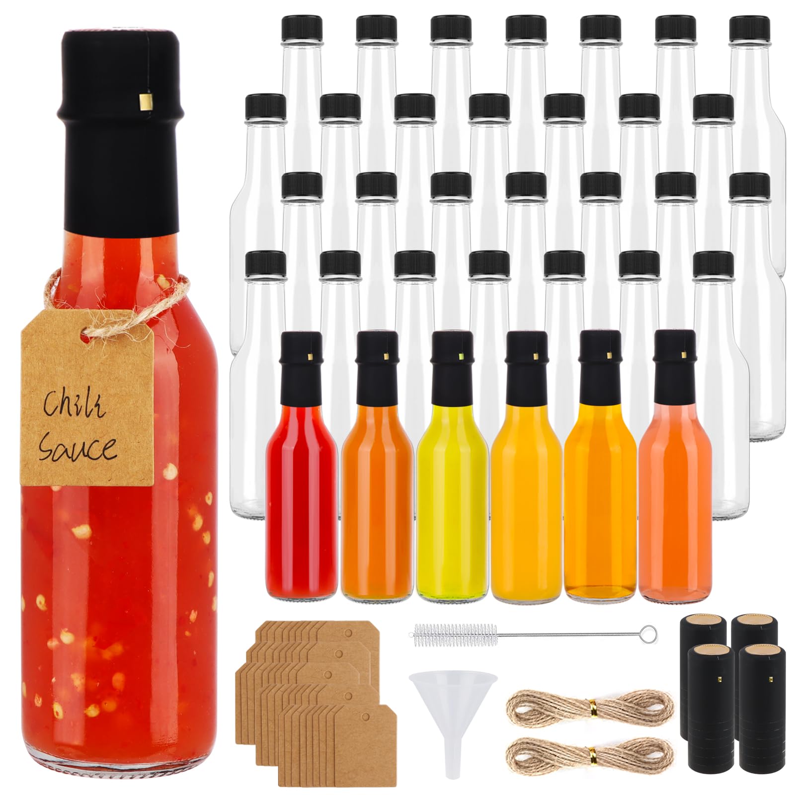 DADILL 5 oz woozy bottle ready for sauces and gifts.