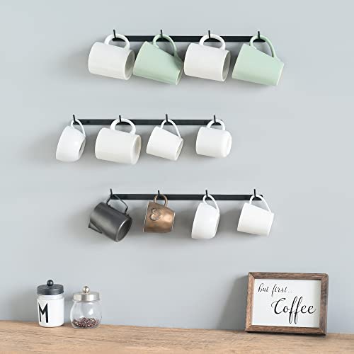 Dahey set of three mug racks for compact kitchen display.