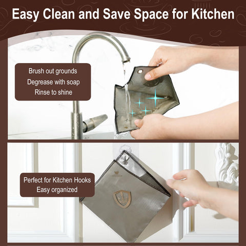 Ideal for Chemex-style pour-over setups and similar glass makers