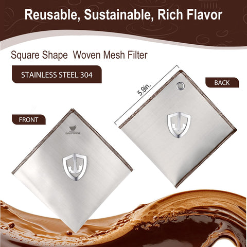 Dailybrew filter compatible with 6, 8, and 10 cup pour-over makers