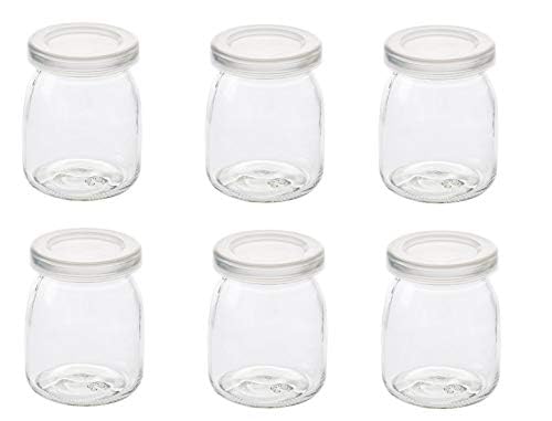 Closeup of Dailydanny plastic lid on glass jar showing secure seal for foods