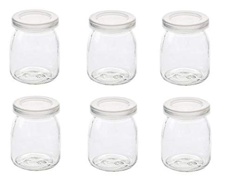 Closeup of Dailydanny plastic lid on glass jar showing secure seal for foods