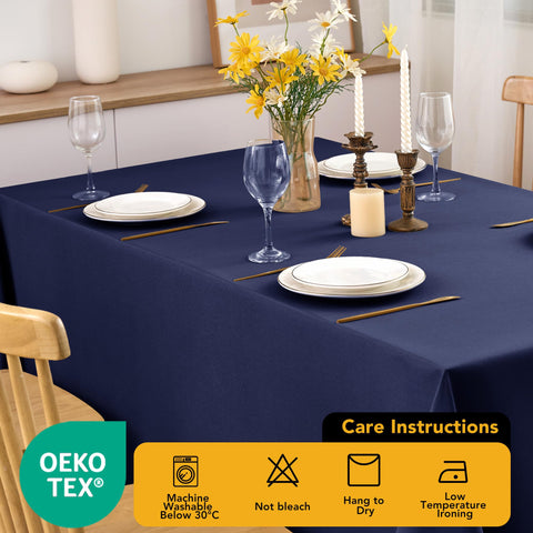 Dailyset stain-resistant tablecloth resists spills at parties