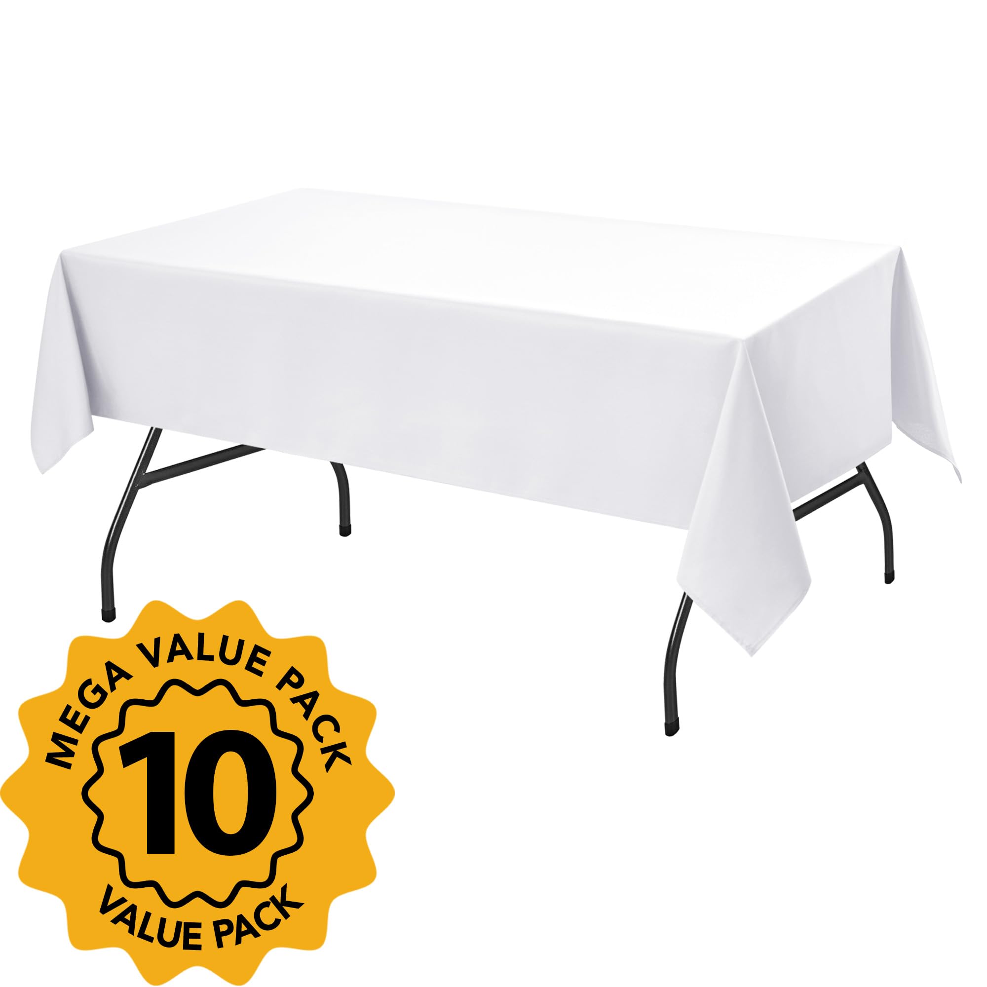 Dailyset tablecloth close-up shows stain resistance and durable polyester quality