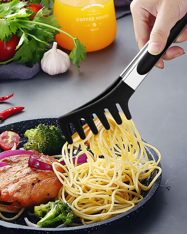 DaiRen Kitchen stainless steel handle provides durable support for heavy noodles.