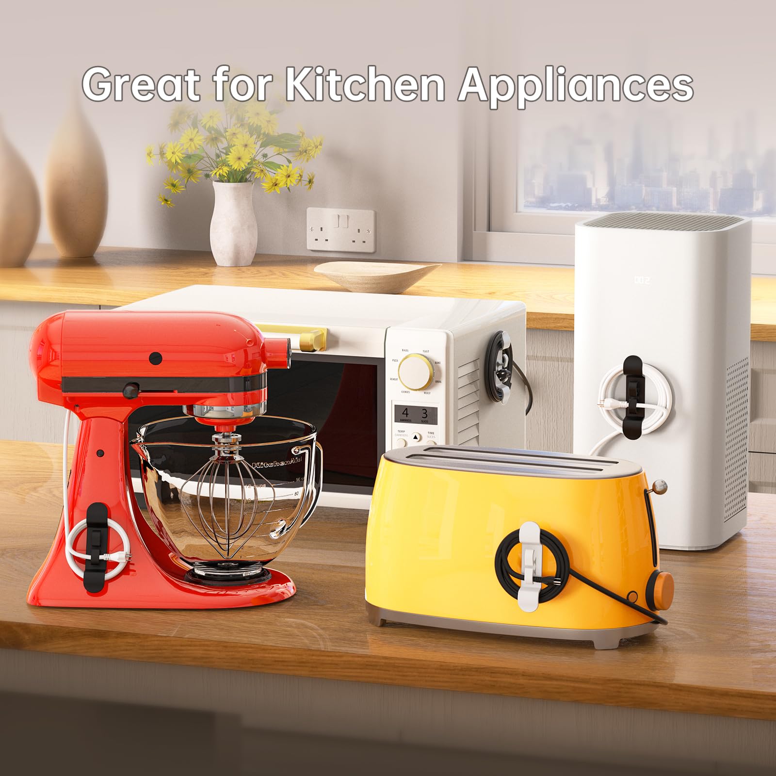 Daisyhome compatible with most small appliances like coffee makers.