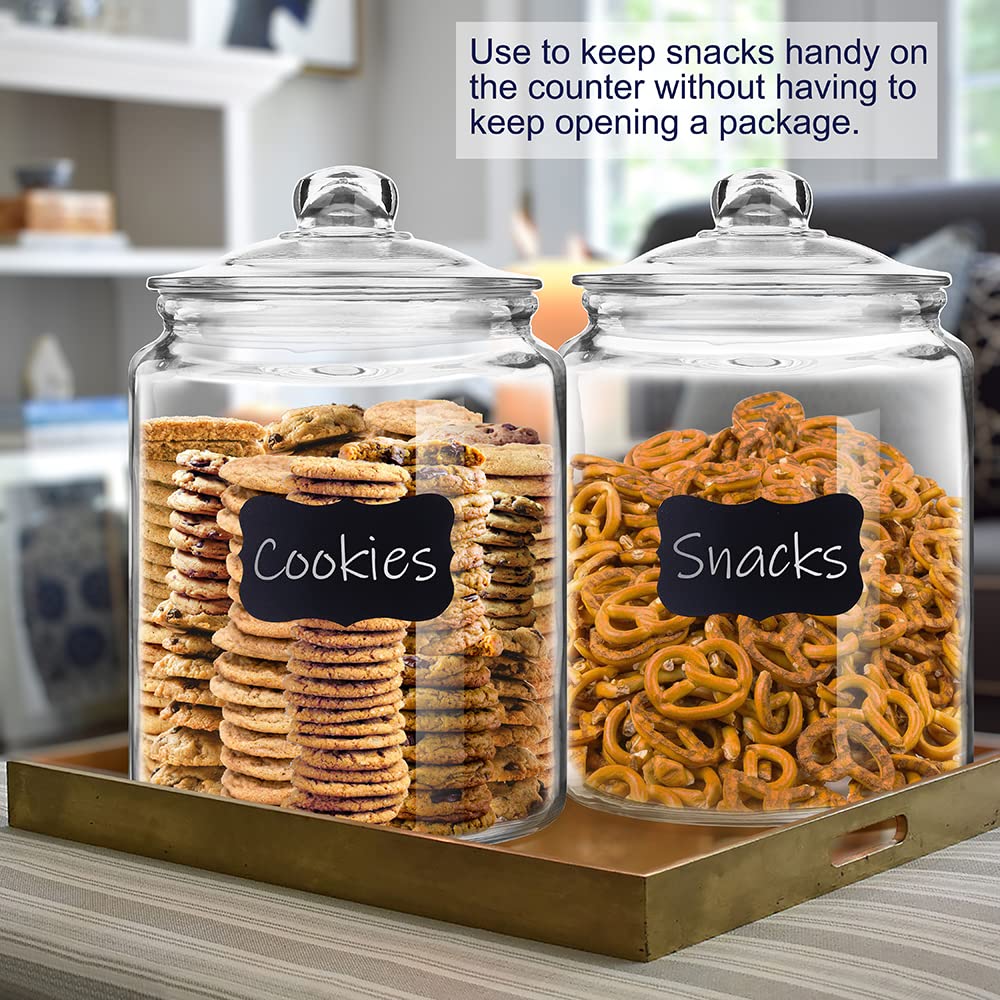 Daitouge airtight lid glass storage canister keeps contents fresh
