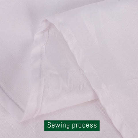 DAKKIONY close-up of stain-resistant polyester fabric shows durability