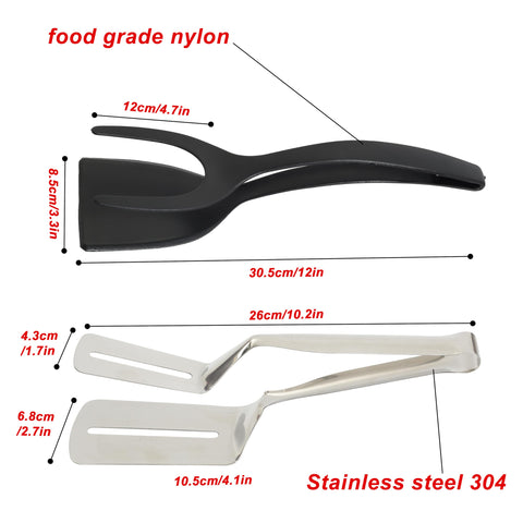 DAKRAJ dual-design cooking utensils suitable from breakfast to BBQ