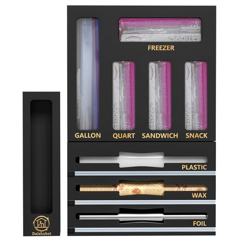 DALSHABET 9-in-1 bamboo kitchen organizer keeping clutter neatly stored