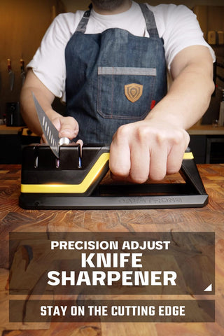 Dalstrong Hornet sharpener water reservoir enables cleaner sharpening and easy water refill