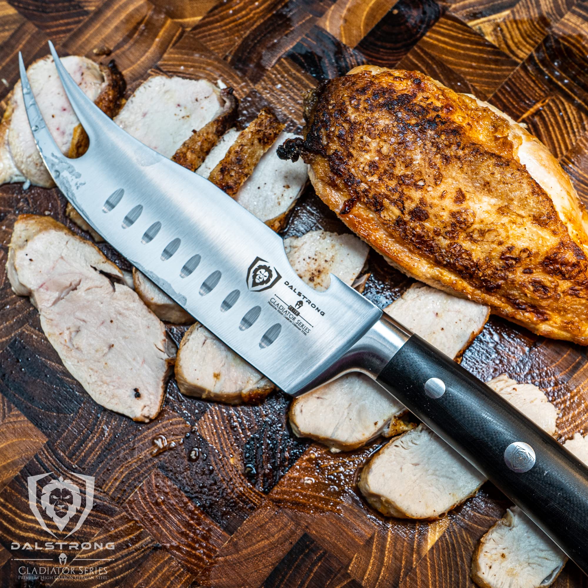 Dalstrong Pitmaster NSF certified badge signaling trusted kitchen quality