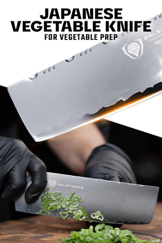 Dalstrong Valhalla Series knife with celestial resin handle for durability