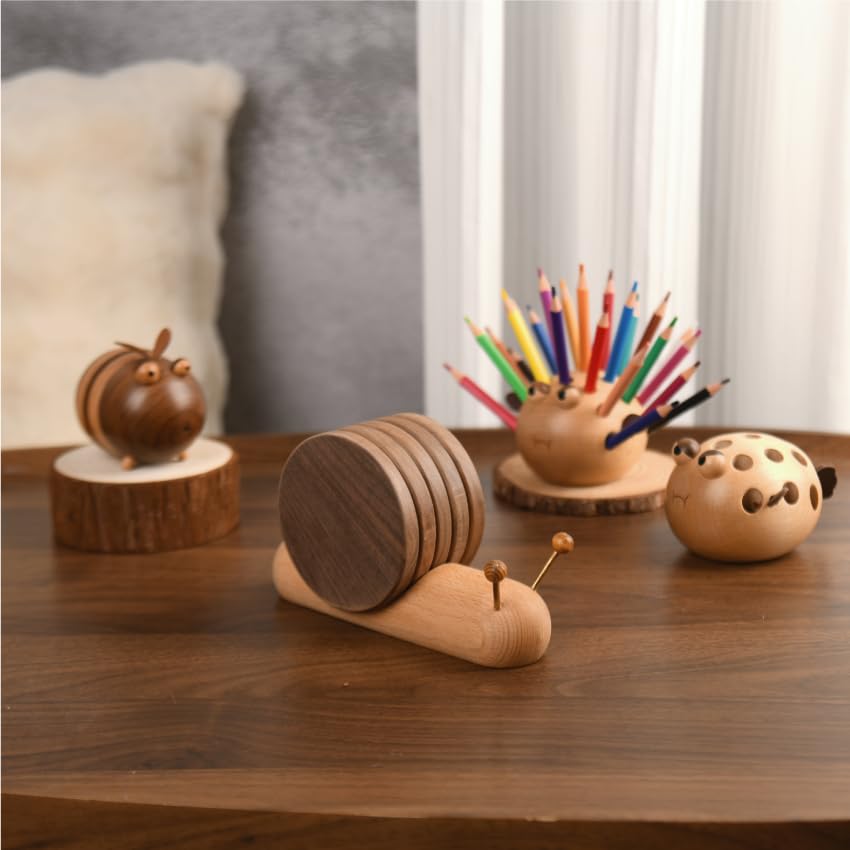 Damuzhi coasters display as decorative pieces when not in use