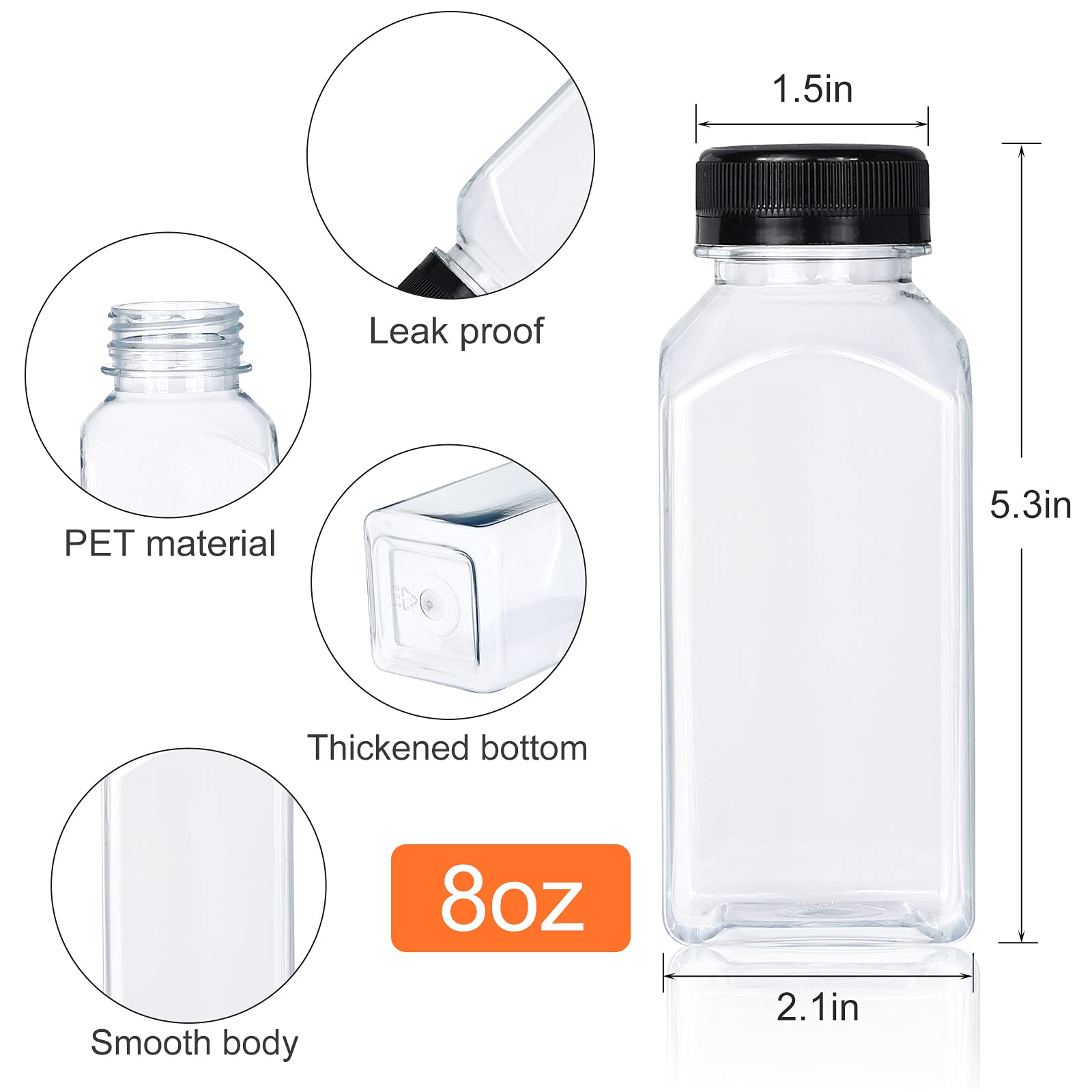 DANALLAN bulk bottles with secure lids help prevent leaks during travel