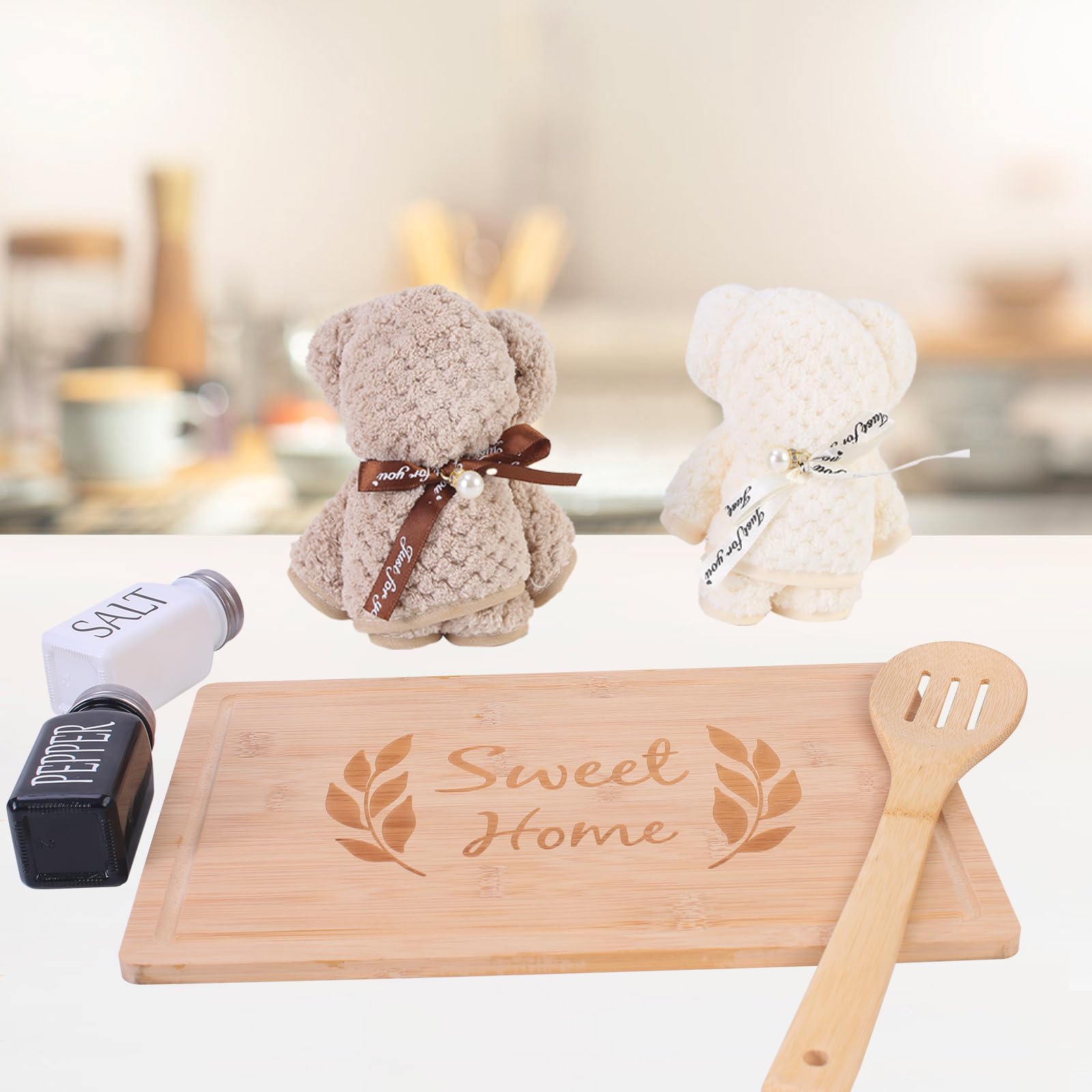 DancyLoad soft bear towels add comfort during post-move routines