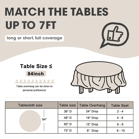 D&Z tablecloth on table demonstrating a neat dining base