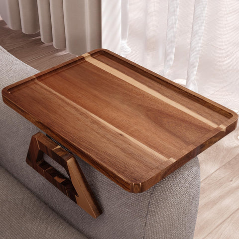 Danfoxer arm tray with folding design offers adjustable on-arm convenience.