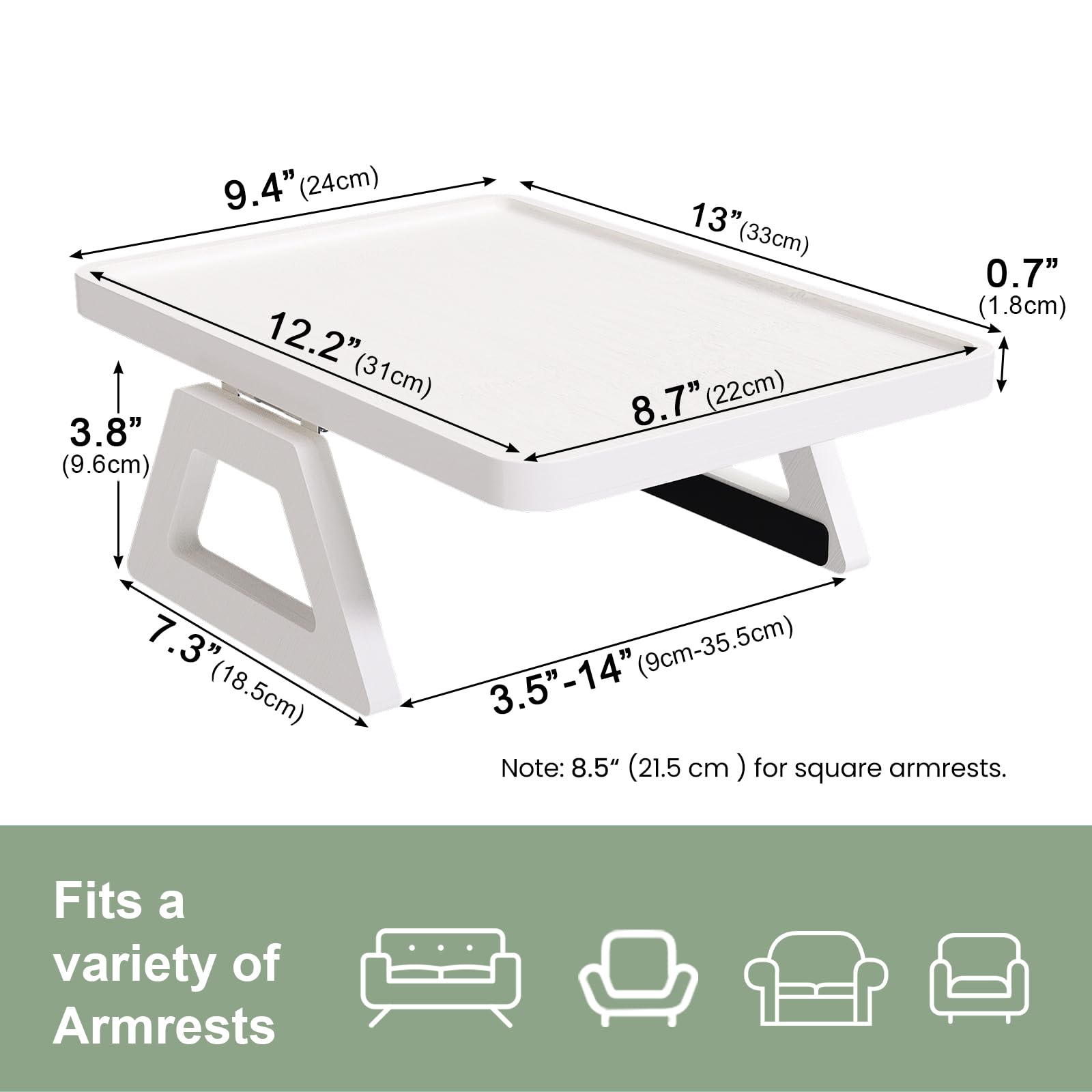 Danfoxer bamboo surface is easy to wipe clean after snacks.