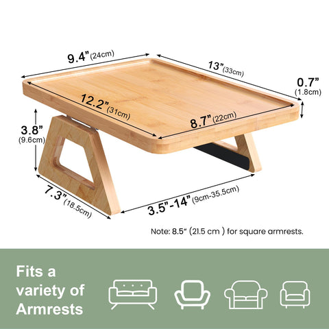 Danfoxer natural bamboo material adds durability and a warm look.