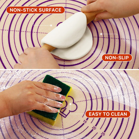 Dania and Dean measurement rails showing inches and centimeters for accurate sizing