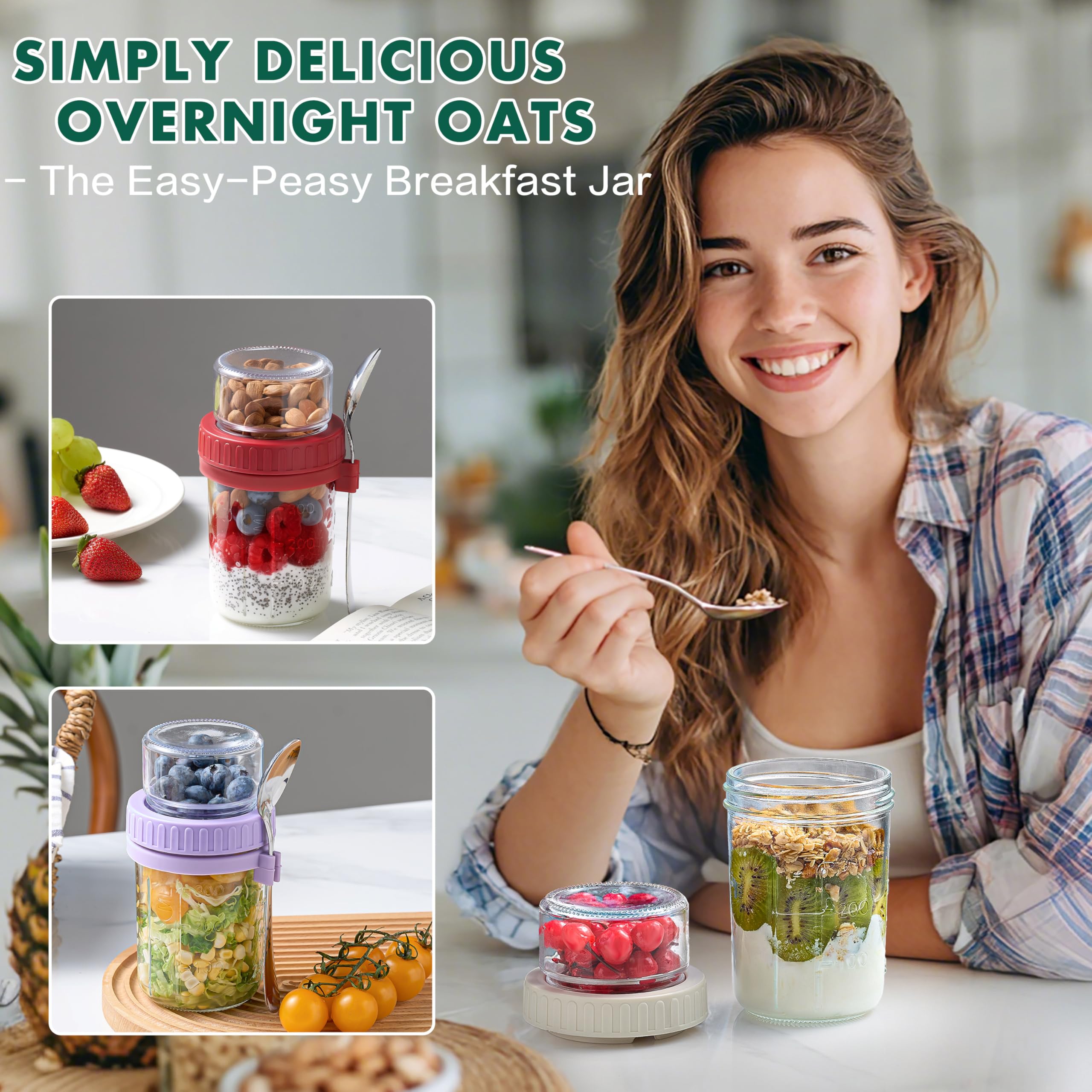 Danmu jar with measurement markings aids portion control.