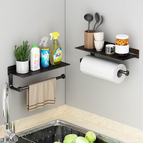 Adhesive and screw installation options adapt to different wall types.