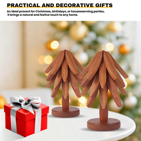 DAOLEMIJI durable wood construction withstands heat from pots and teapots