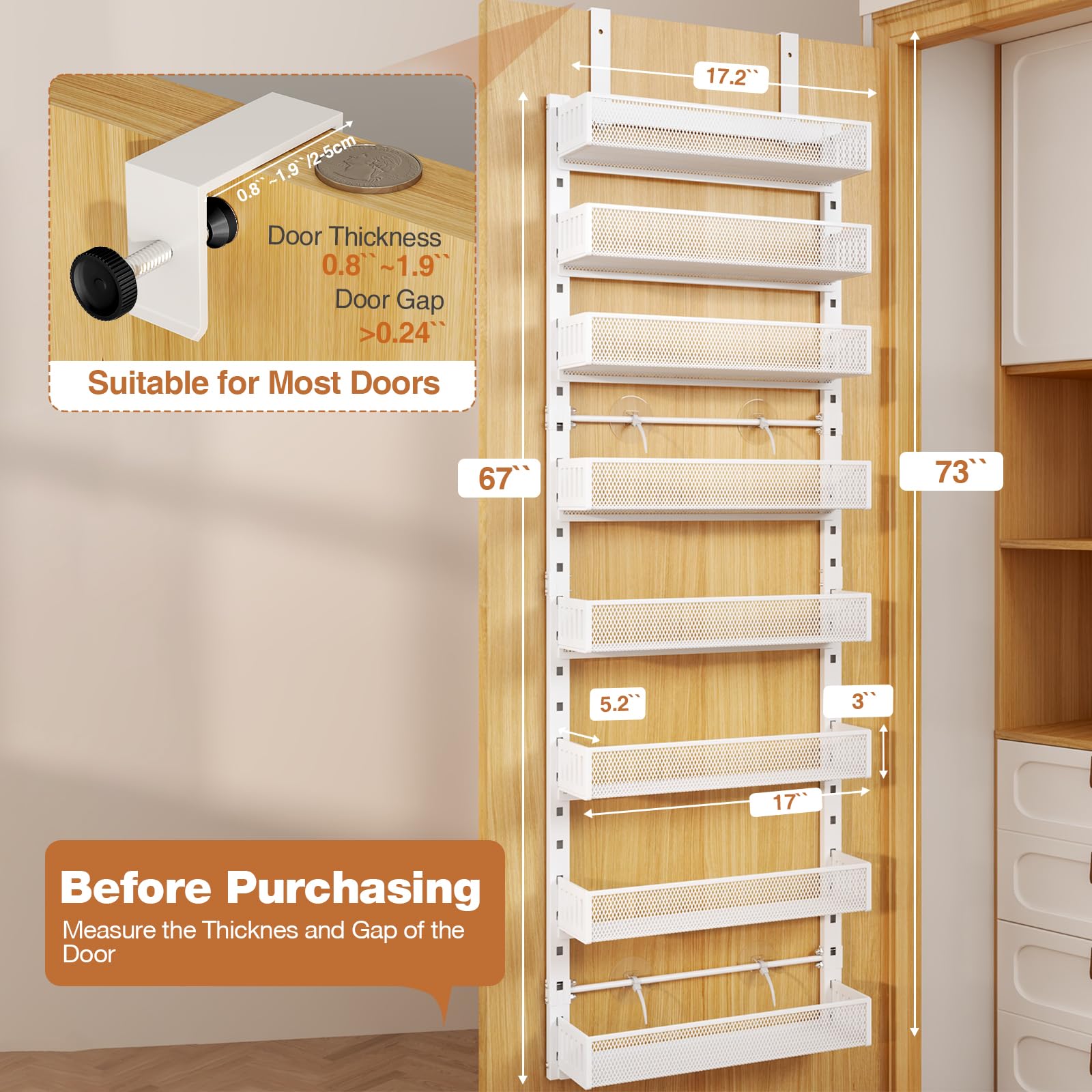 DAOTENGQL heavy-duty metal frame supports bulky bottles securely