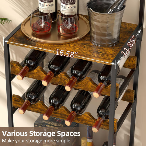 DAOUTIME premium wood and metal construction with retro charm