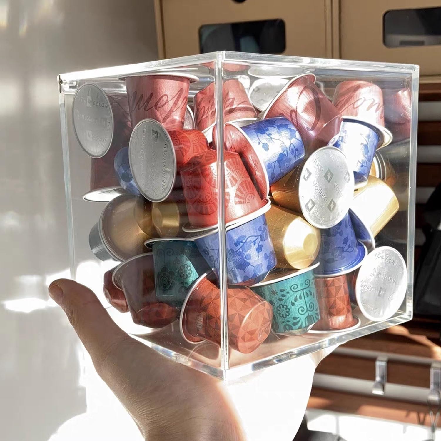 DARENYI multi-purpose organizer serves coffee, tea, candy, and more