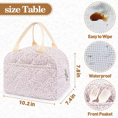 Dark Swan insulated interior with pearl cotton helps maintain food temperature