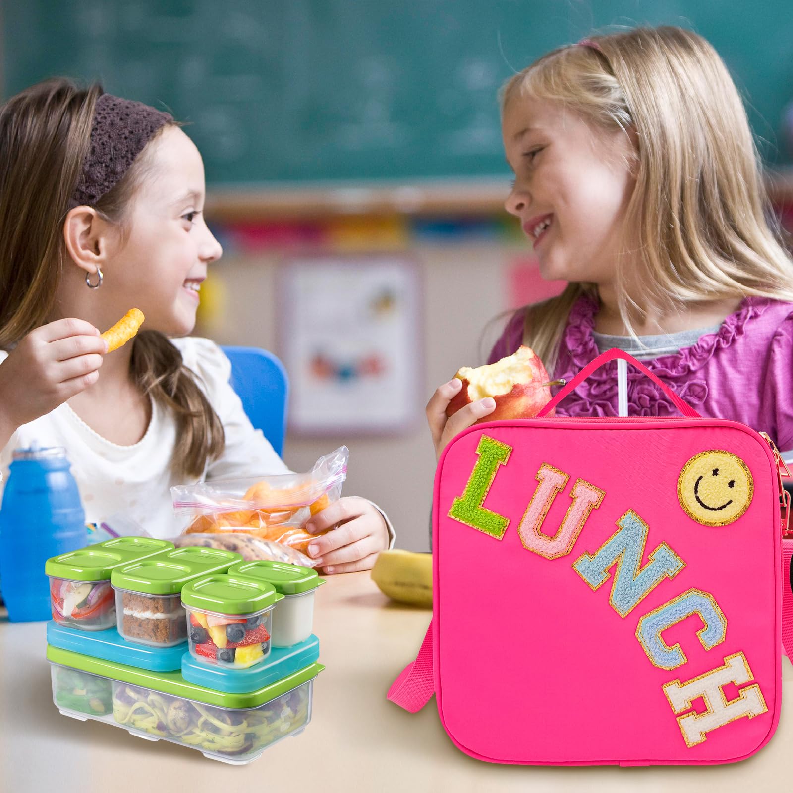 Dark Swan lunch bag adjustable strap offers versatile carry options for busy days.