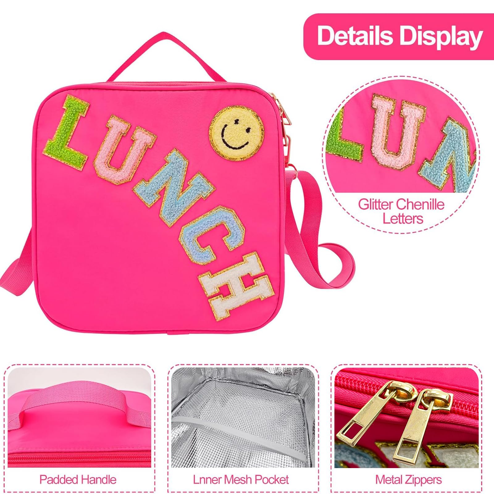 Dark Swan large-capacity lunch bag fits meals, snacks, and drinks.