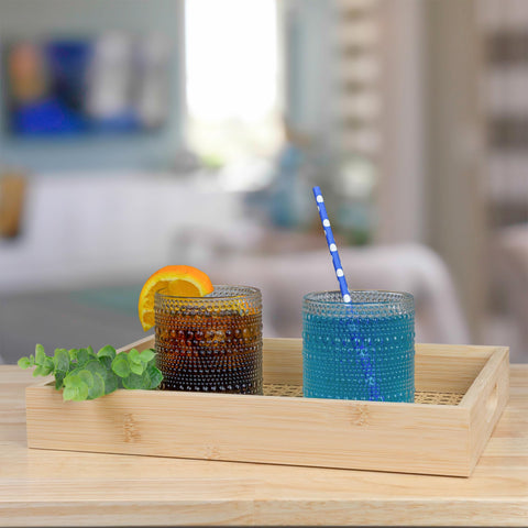 Darware hobnail glasses ideal for bar use, enhancing hospitality and home mixology