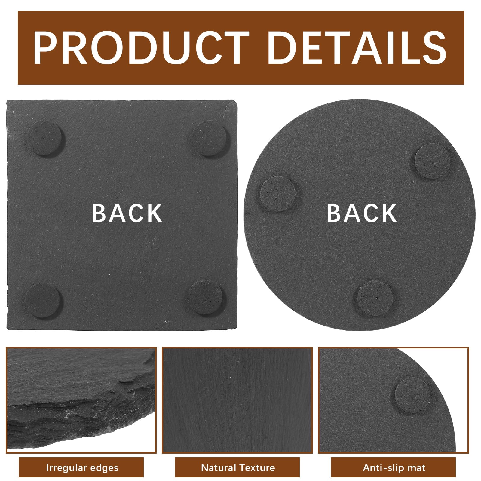 DASSNANE laser-engraved slate coaster showcasing customizable design
