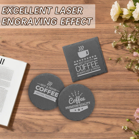 DASSNANE slate coaster gift pack idea for housewarmings or weddings.
