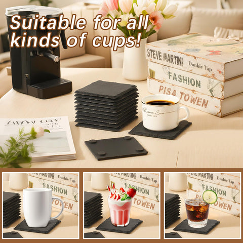 DASSNANE gift-ready slate coasters for weddings and housewarmings