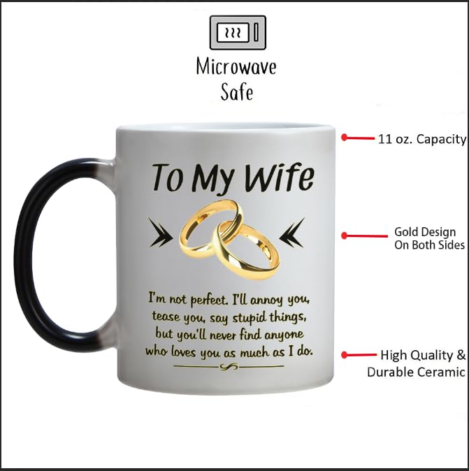 DasyFly wide-mouth mug with large C-handle for comfortable daily use