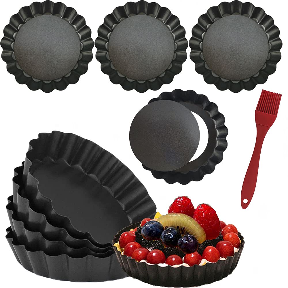 Datanya mini tart pan with fluted edges for elegant, individual desserts.