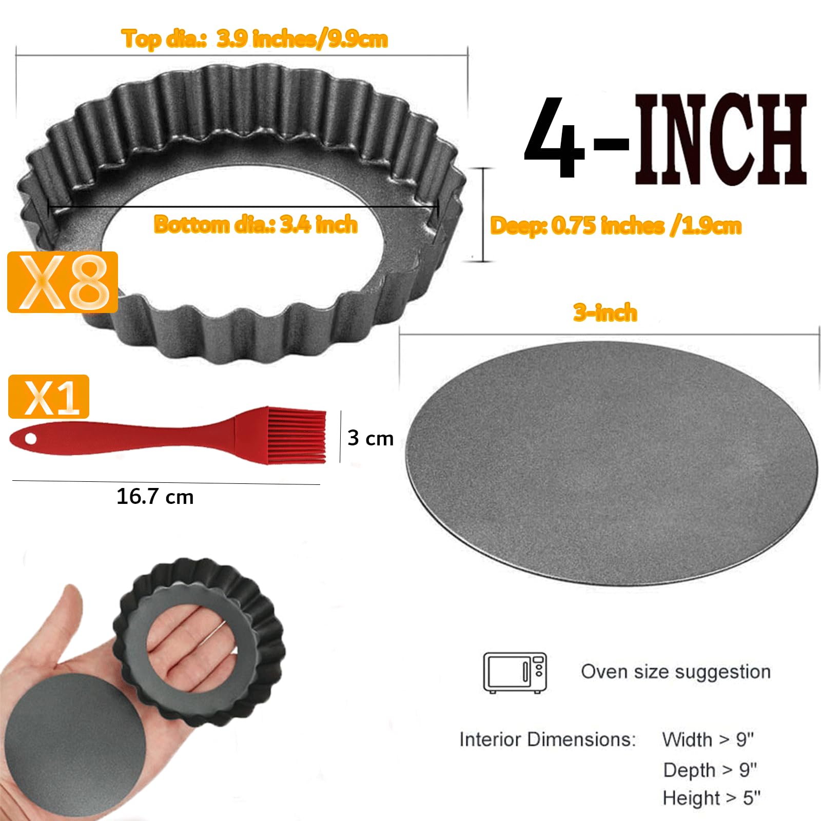 Datanya mini tart pan with removable bottom for easy release.