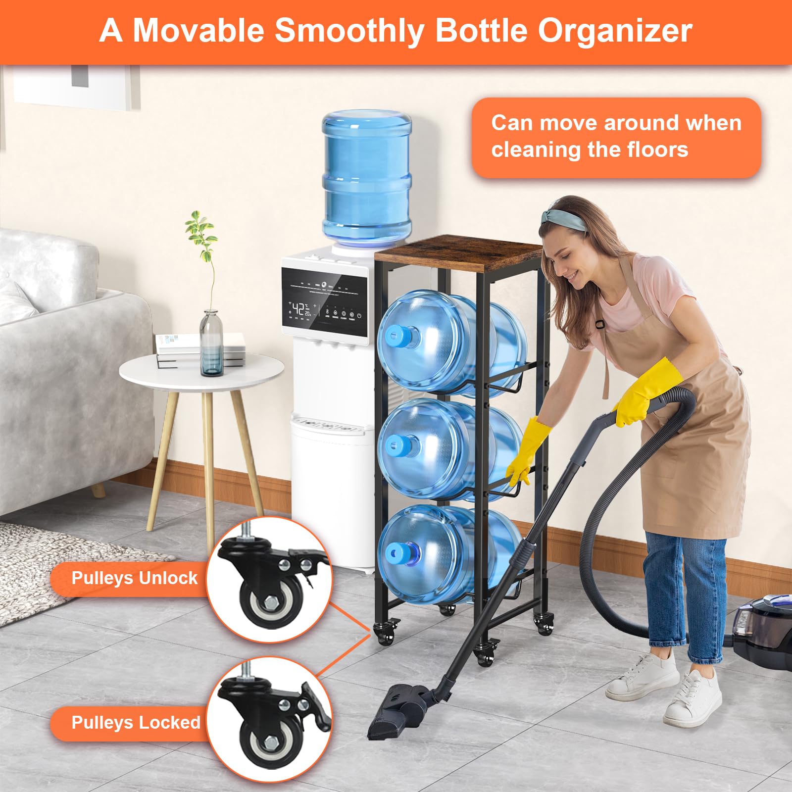 Dataroad Selead 3-tier rack design offers accessible bottle storage in office or garage