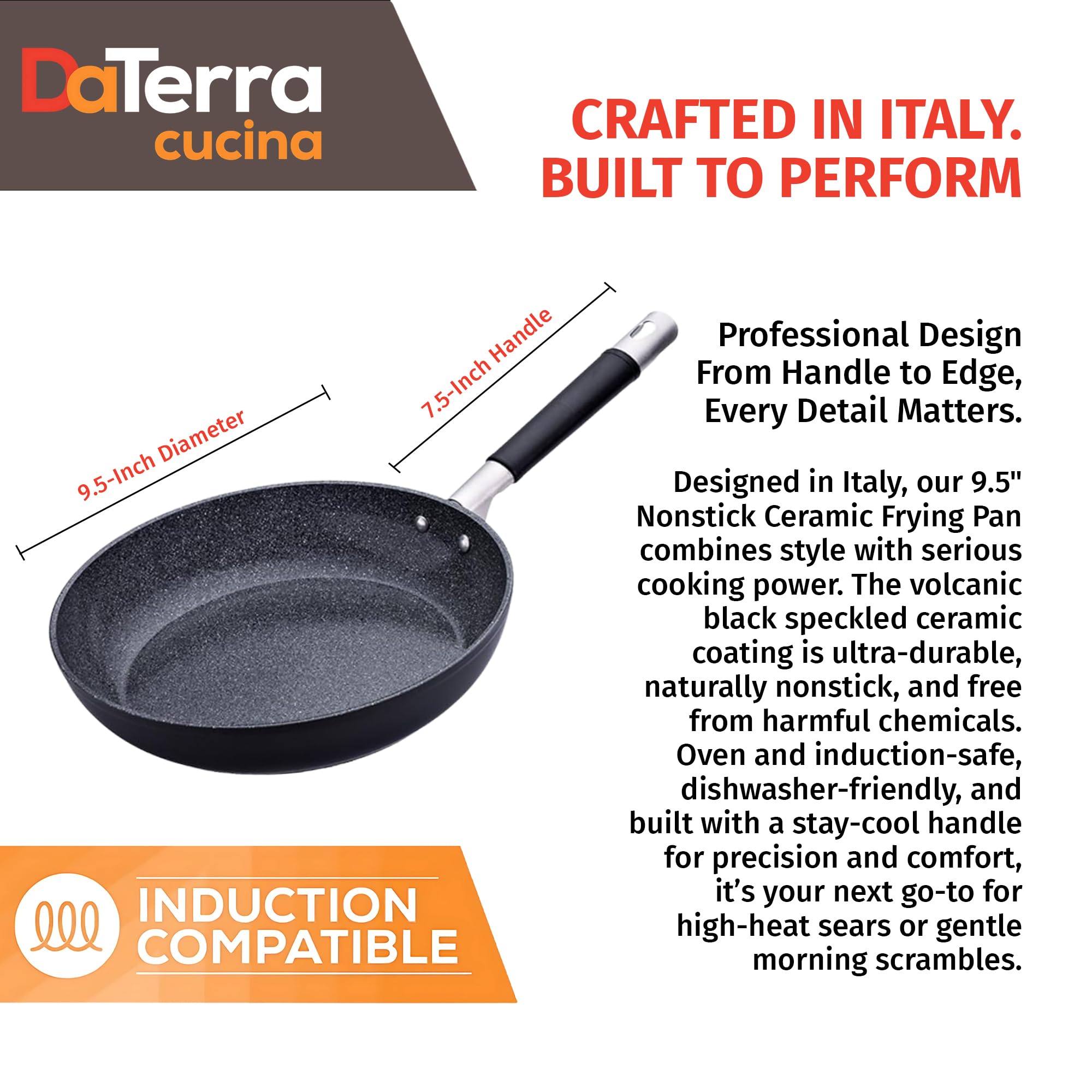 DaTerra Cucina ceramic coating promotes easy food release