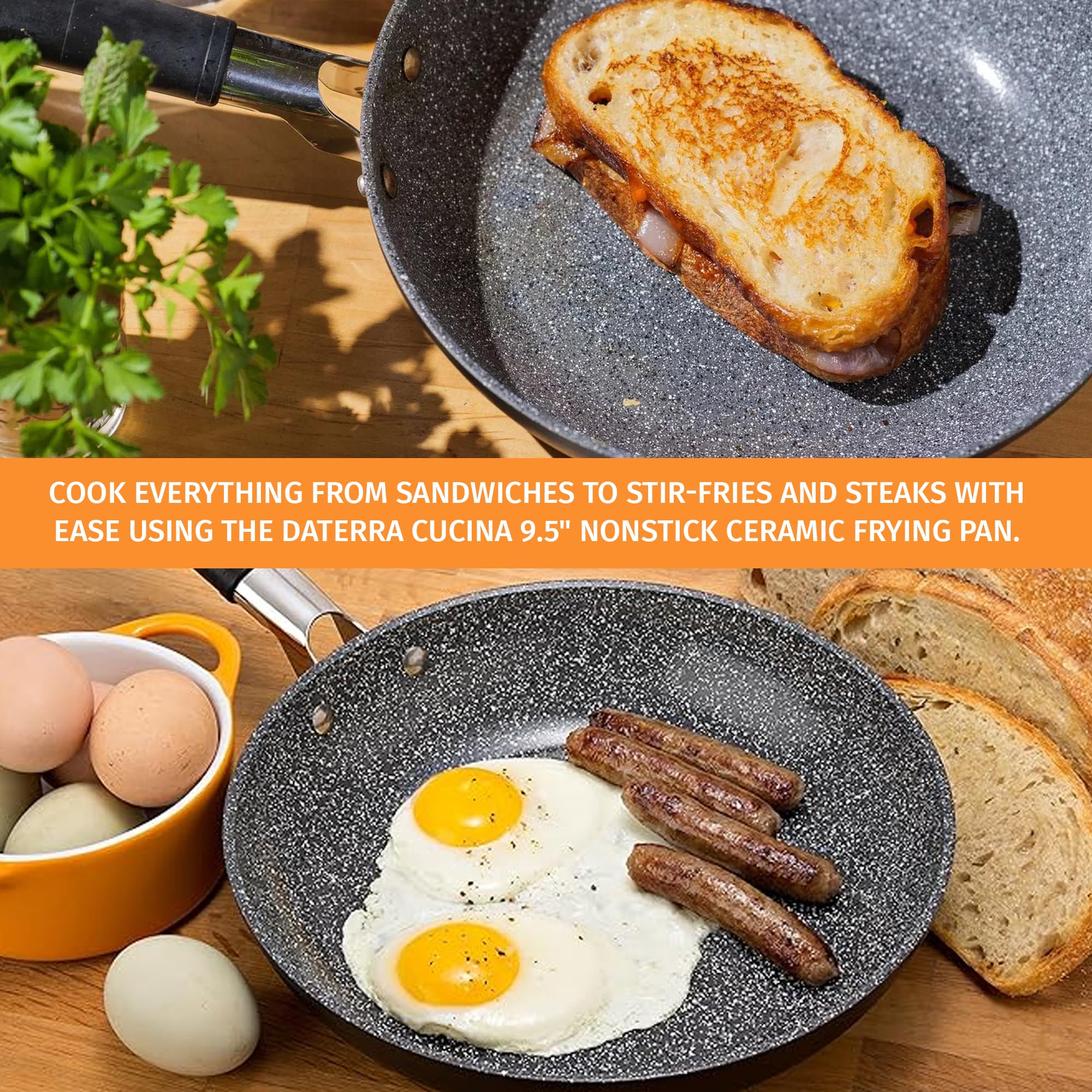 DaTerra Cucina oven-safe pan for finishing dishes in the oven