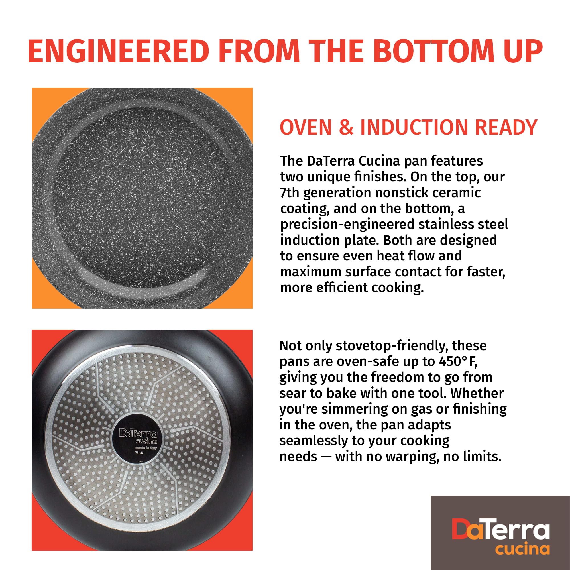 DaTerra Cucina volcanic black speckled finish adds style to your kitchen