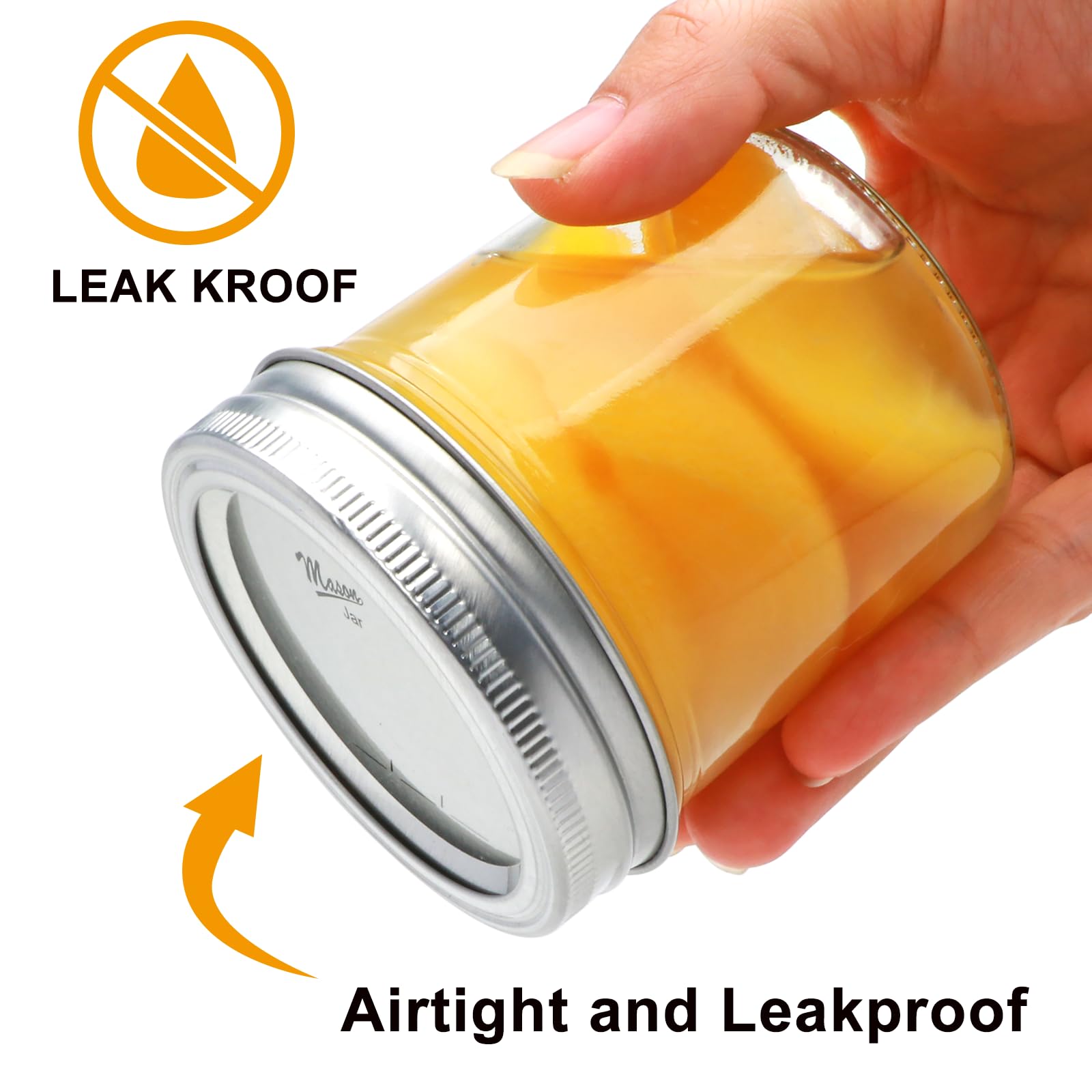 Datttcc mason jar rubber gasket seal prevents leaks for liquids