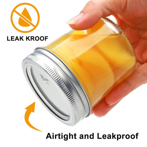 Datttcc mason jar rubber gasket seal prevents leaks for liquids
