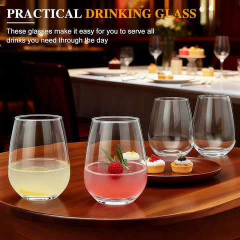 Datttcc versatile glass for wine, cocktails, and desserts