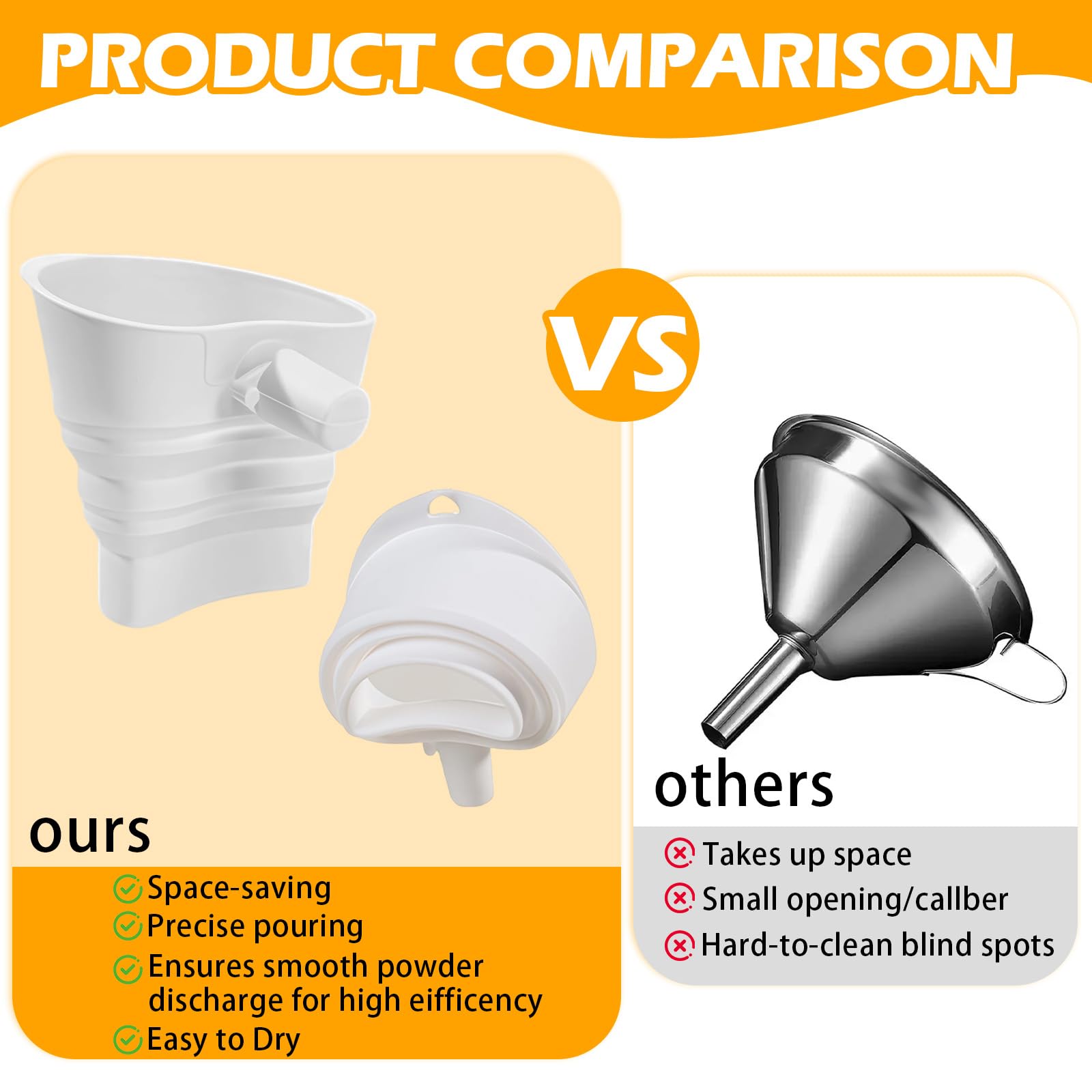 Daureve detachable components allow quick rinsing and easy cleaning.